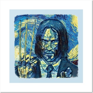 John Wick Van Gogh Style Posters and Art